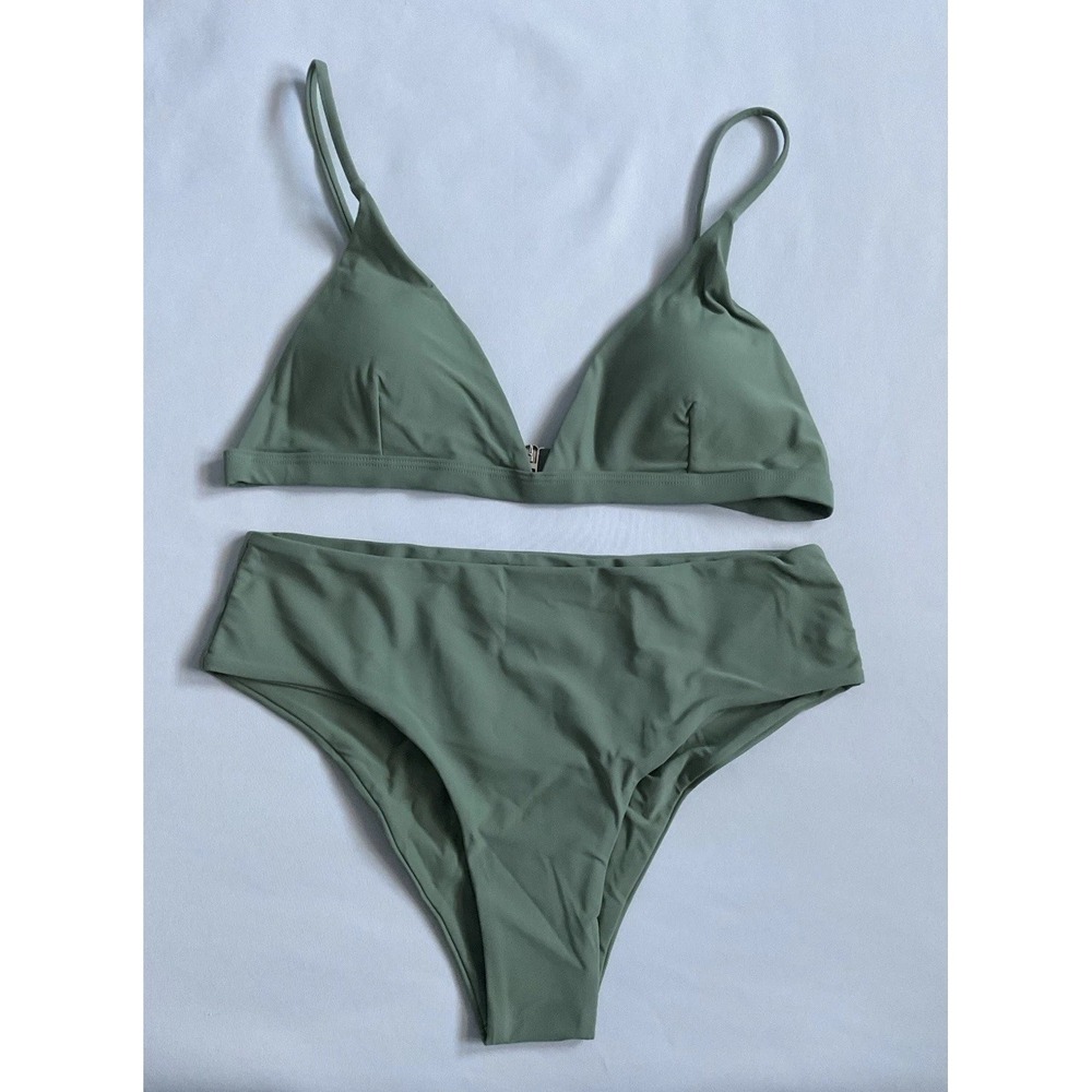 RuuHee Womens  Army  Green  bikini  set  swimsuit  XL